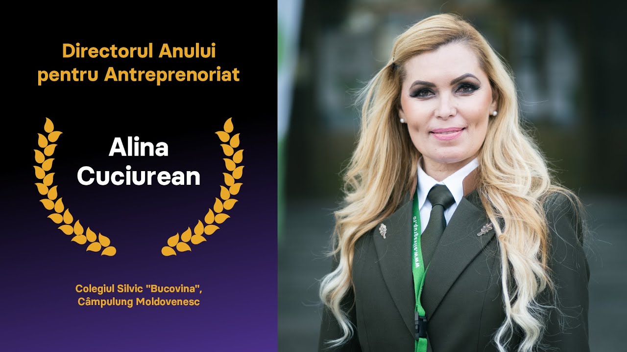 Alina Cuciurean - Directorul Anului 2020 pentru Antreprenoriat