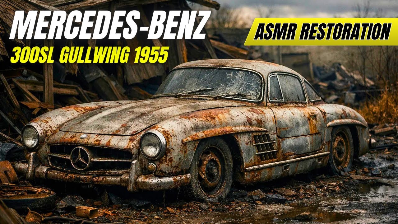 ASMR Car Restoration! Full Restoration Mercedes-Benz 300SL Gullwing