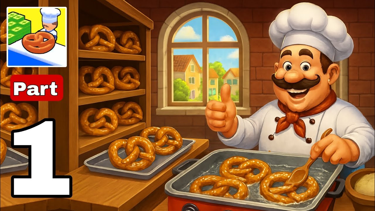 Perfect pretzel: Gameplay walkthrough part 1 - Business Growth ( Handcam gameplay )