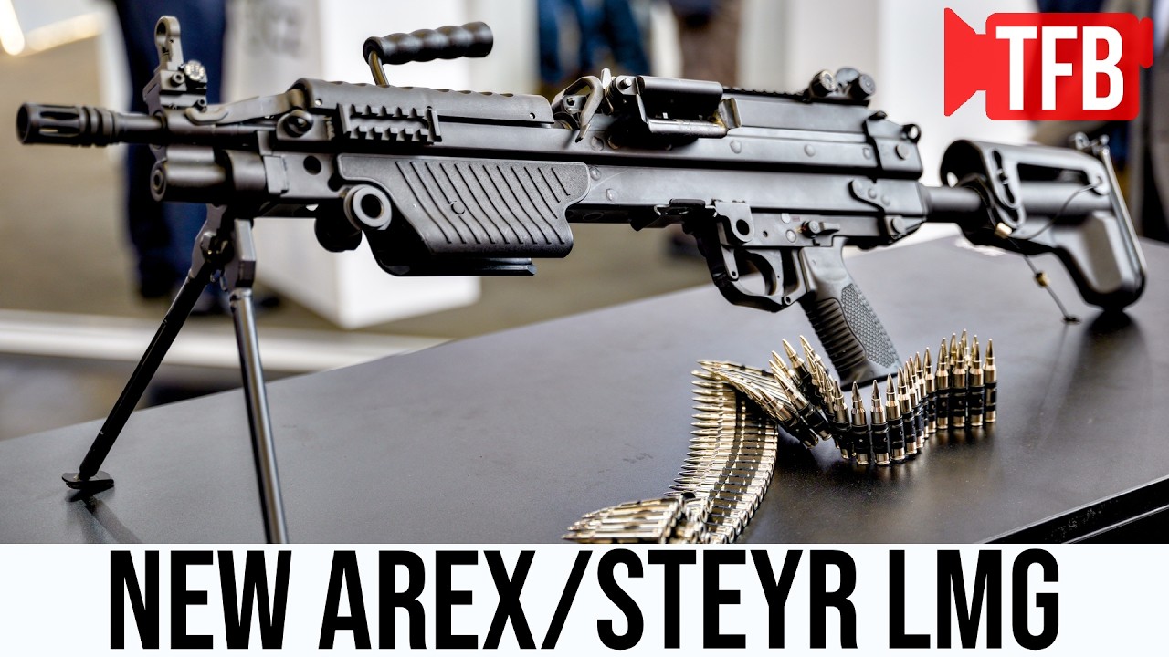 Arex & Steyr Team Up on a New Belt-Fed | AMG at EnforceTac 2026
