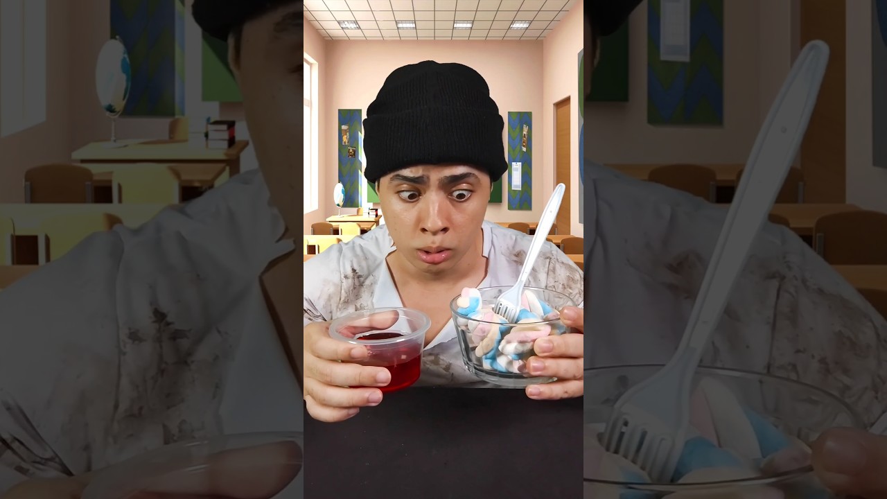 O menino de rua foi exclu&iacute;do na escola 😢 #pov #escola #satisfyingvideos #asmr #humor
