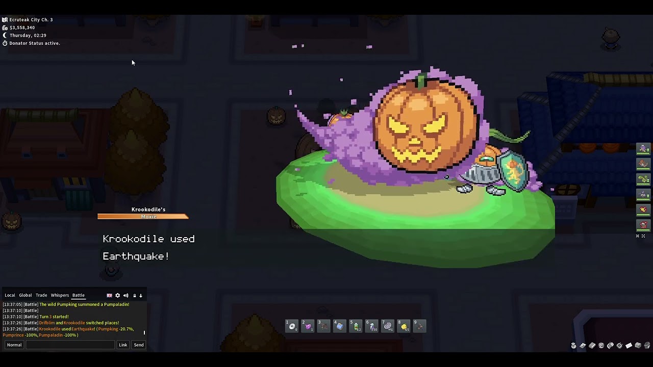 PokeMMO Halloween Event 2024. This is How I beat Pumpking Hard Mode.