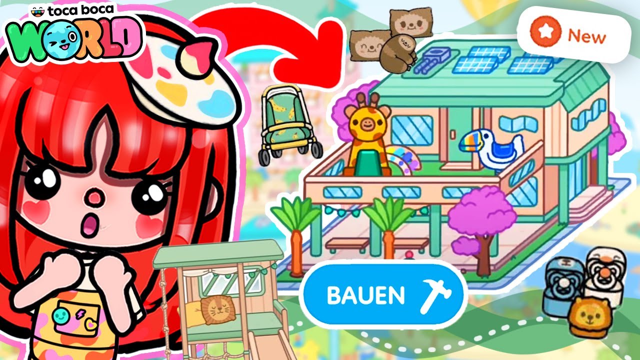 PFÖTCHEN-TAGESSTÄTTE ist da! KITA IN TOCA BOCA & NEUE OUTFITS 🐾👶