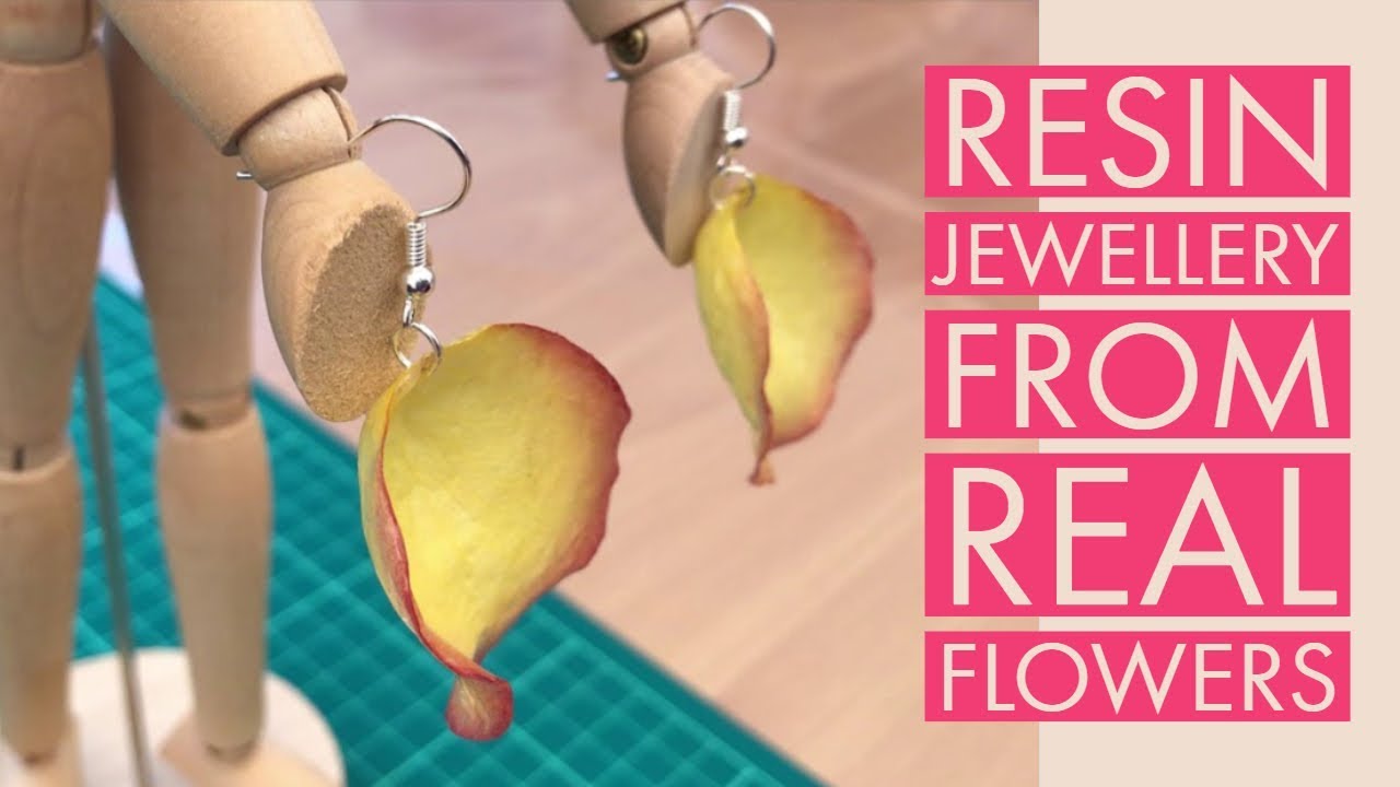 How to Make Resin Jewellery from Real Flower Petals