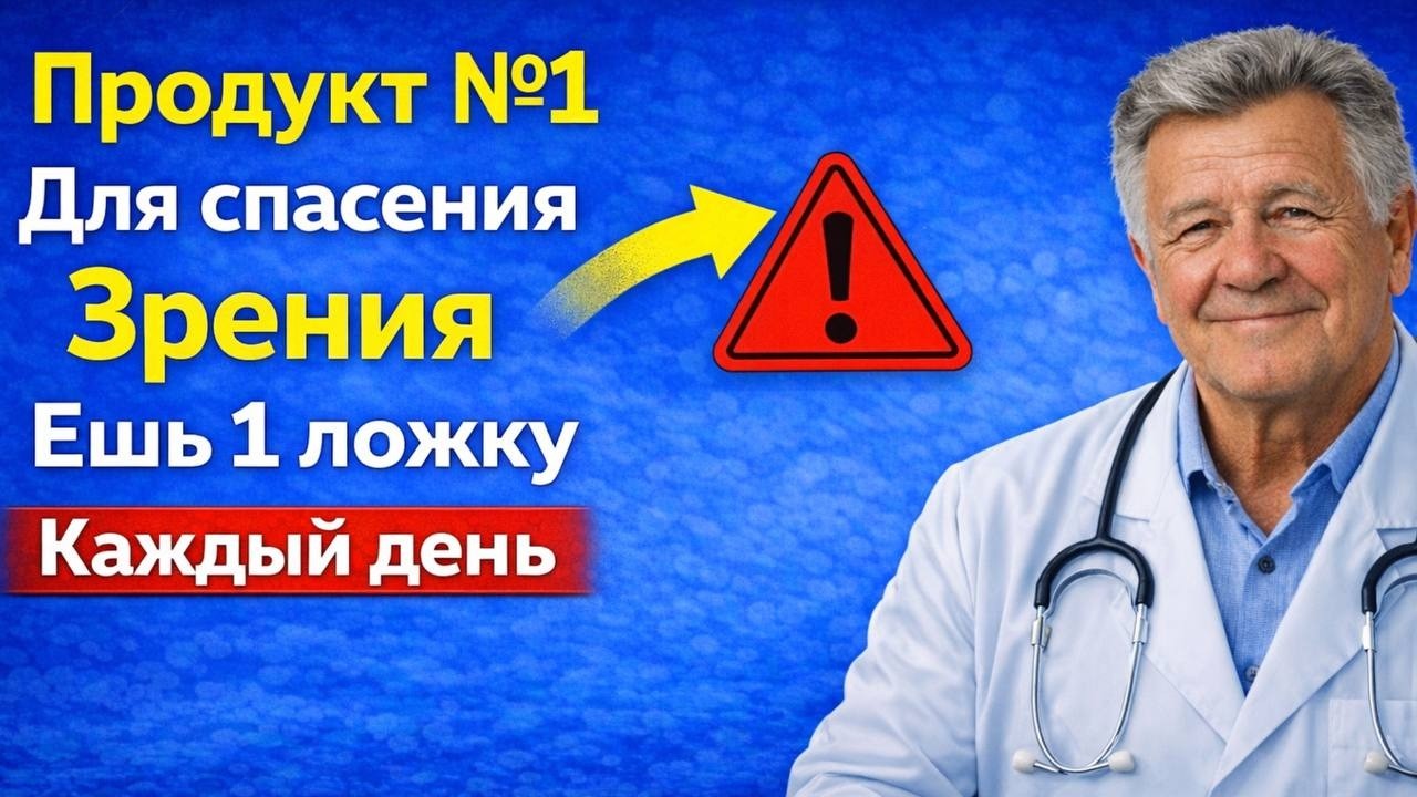 Размытое зрение после 60? 1 ложка утром возвращает четкость!