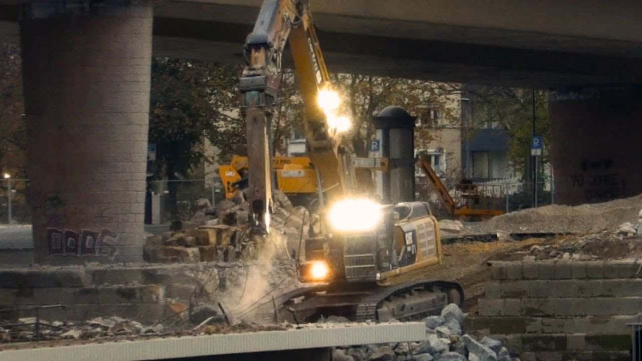 Update zu den Abbrucharbeiten an der Carolabrücke in Dresden 11.11.2024