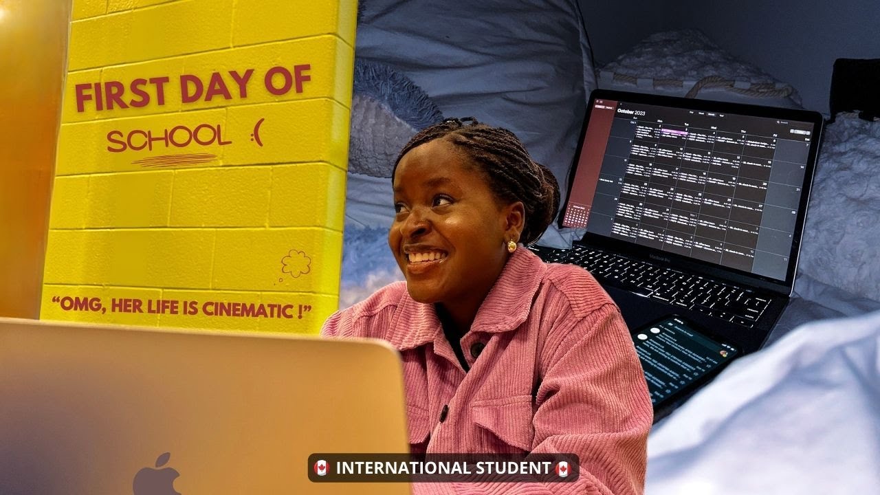 First Day Of School 🥹 | Cinematic Vlog | International Student In Canada