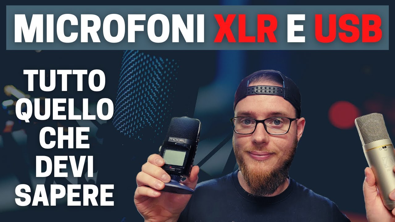 Microfoni XLR e USB: le differenze