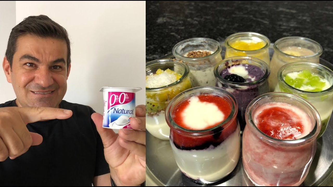 Reteta de IAURT CU FRUCTE degresat 0,0😋 facut acasa