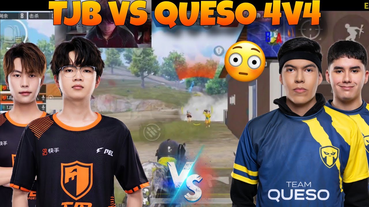 [ 676 POV ] TJB🇨🇳 vs Team Queso 4v4 Intense TDM Battle In PUBGM!!😱🔥 TJB Ready For PMGC Finals? 🤔