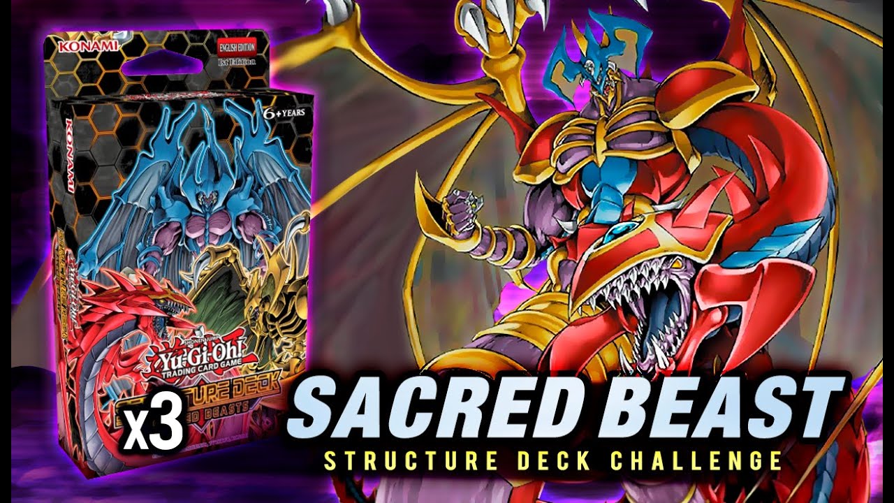 Deck SACRED BEAST + Análisis 📈 | 💲30 Structure Deck Sacred Beasts x3