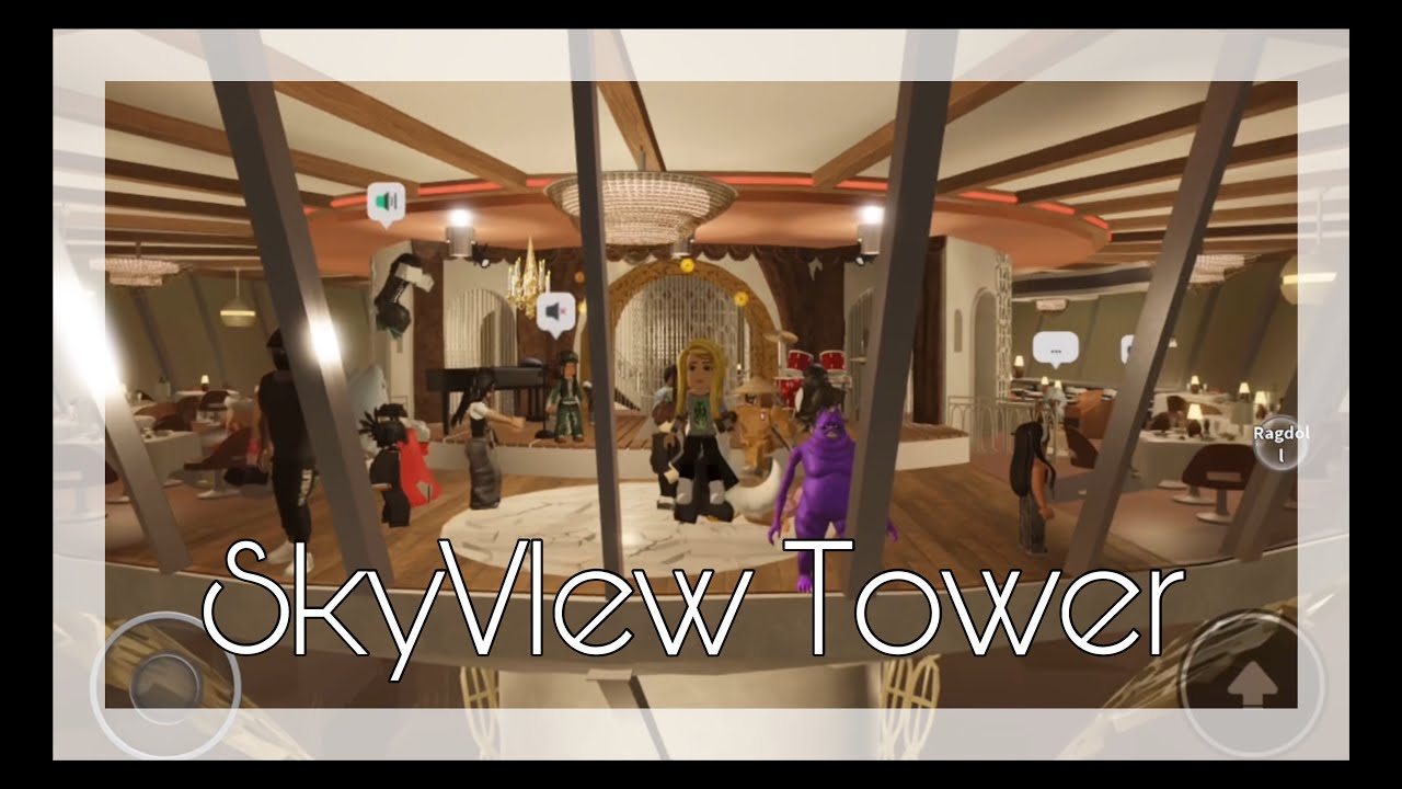 Playing Games I Find on Roblox (SkyView Tower)