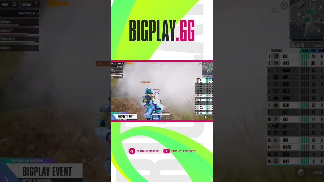 Лучшее оружие в PUBGM?! Достал нож, режь! | BIGPLAY PMPL EVENT, TR