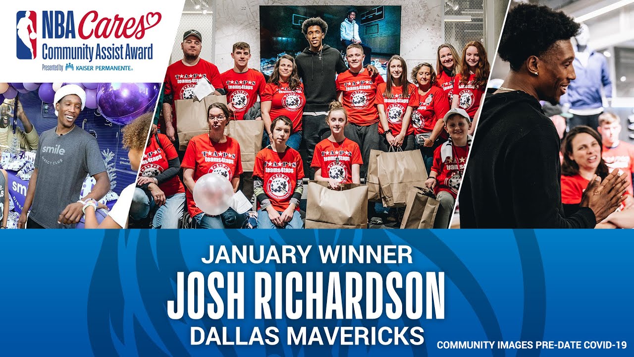 NBA Cares Community Assist Award Presentation: Josh Richardson