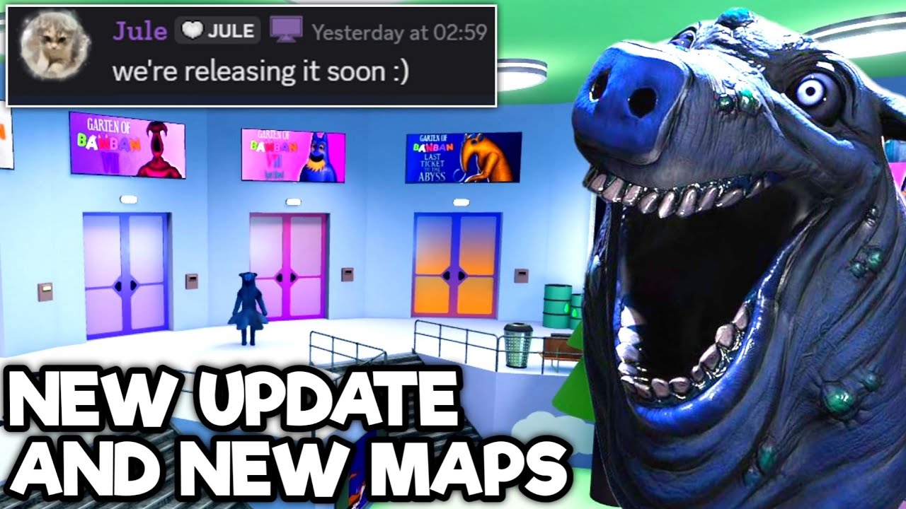 Garten of Banban 9 RP X - Finally TODAY NEW UPDATE and NEWS About the NEW MAP