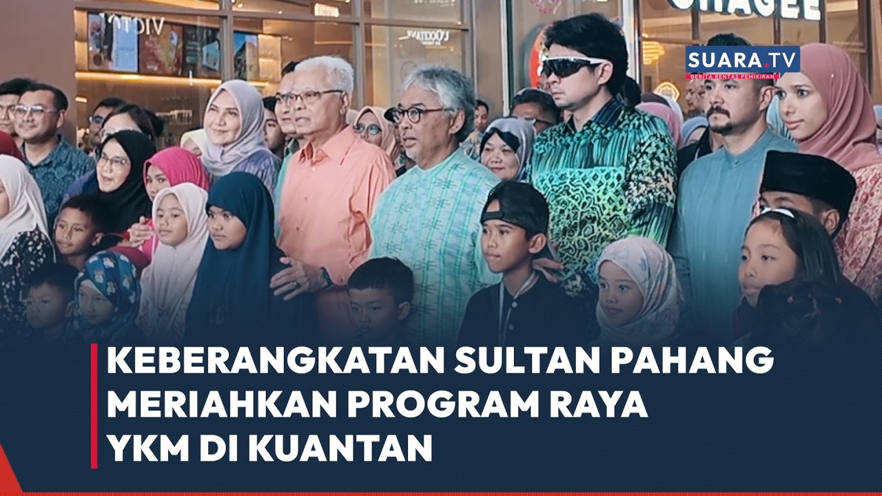 Keberangkatan Sultan Pahang Meriahkan Program Raya YKM di Kuantan