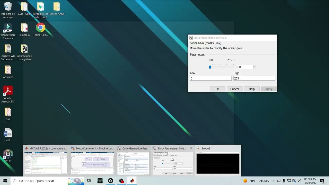 Obtención de la función de transferencia y control de un motor DC utilizando Arduino y Simulink