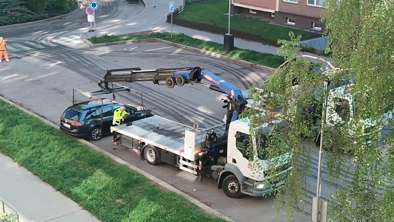 Odtahová služba v akci