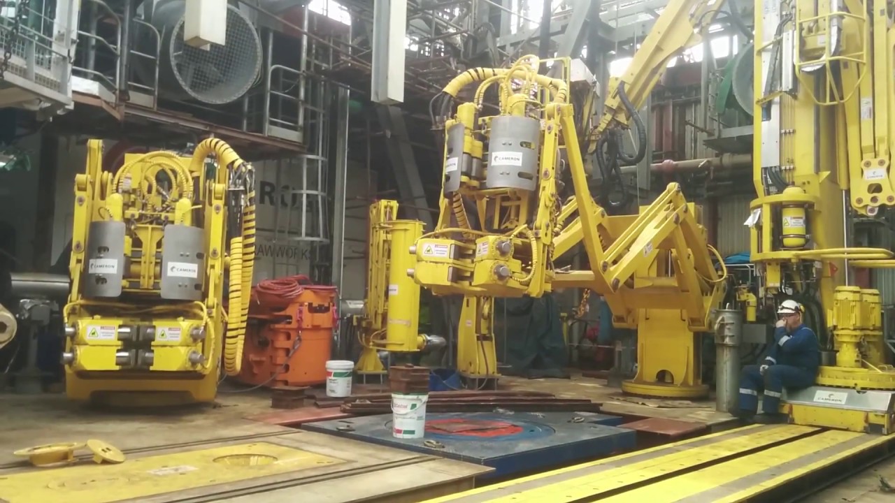 commissioning iron roughneck 1 that goes to the well centre