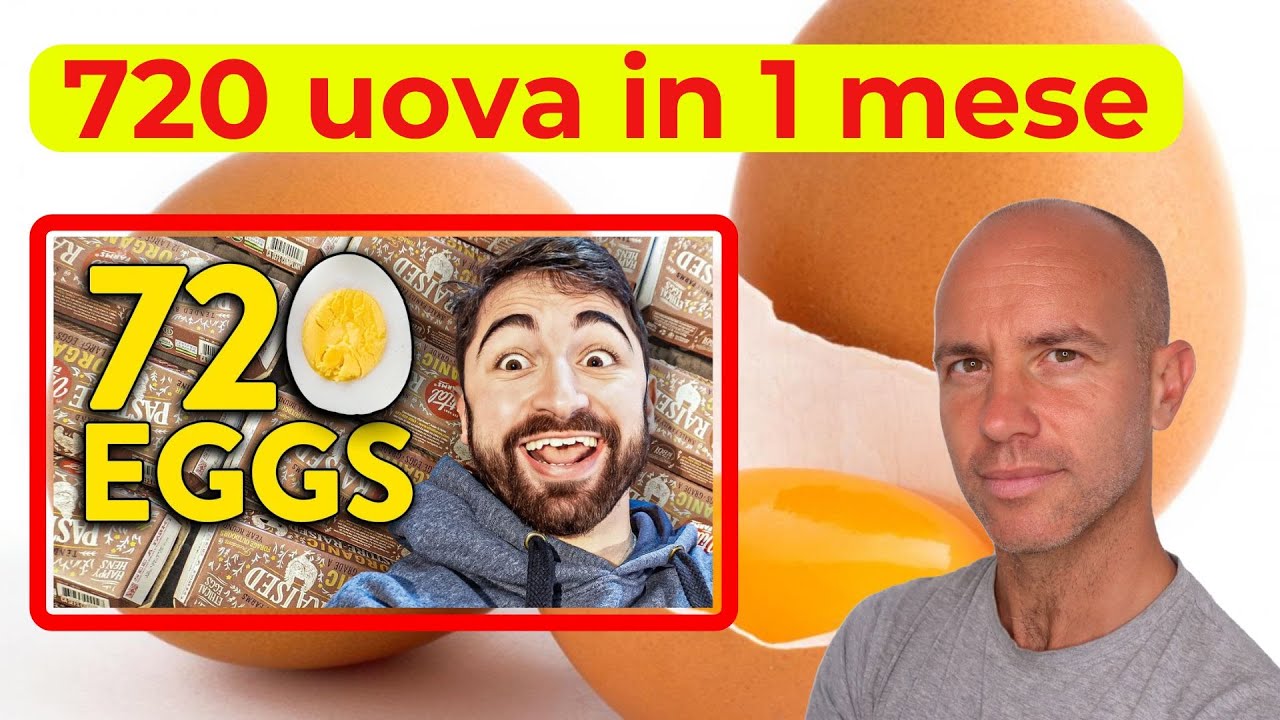 Ho mangiato 720 UOVA in 1 MESE: ecco cosa è successo al mio COLESTEROLO