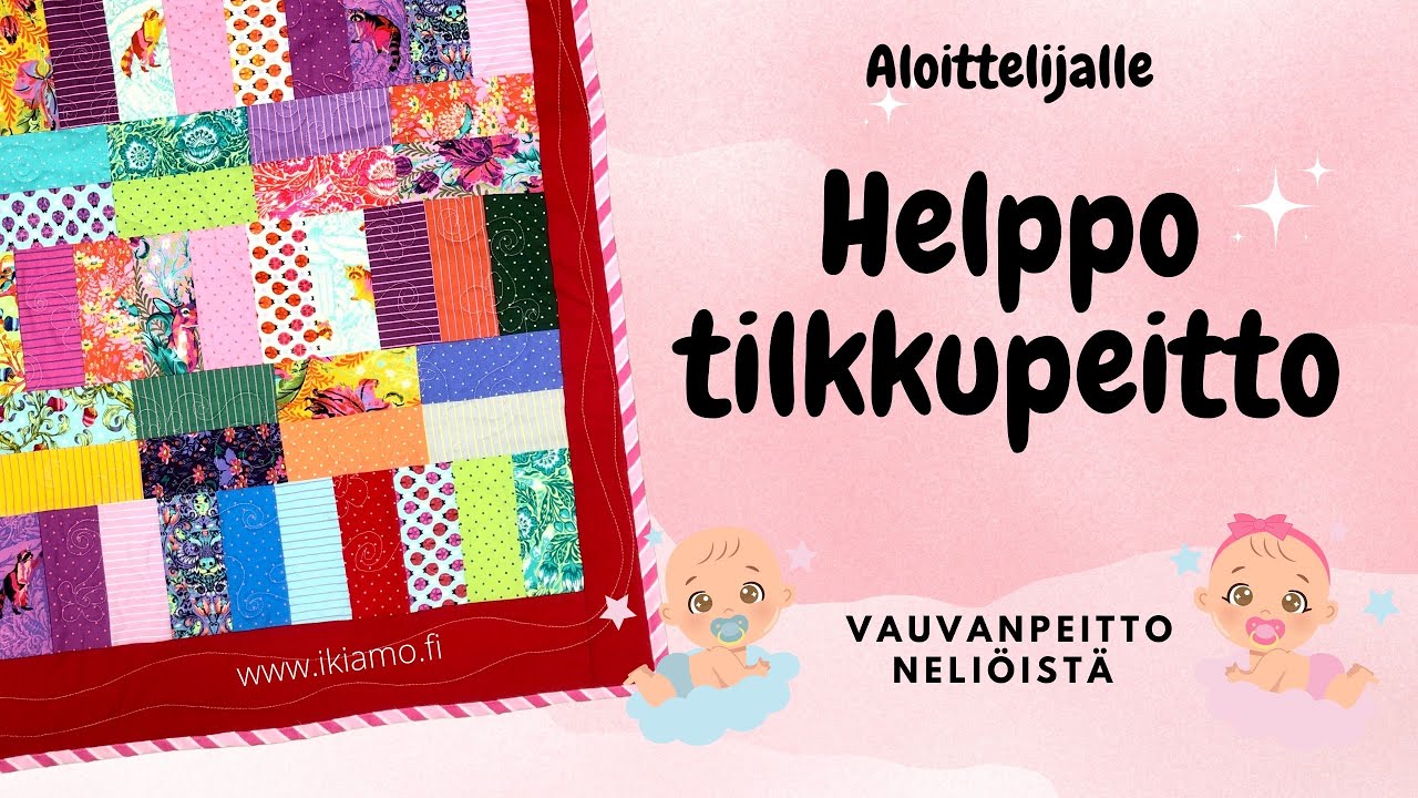 Helppo tilkkupeitto vauvalle