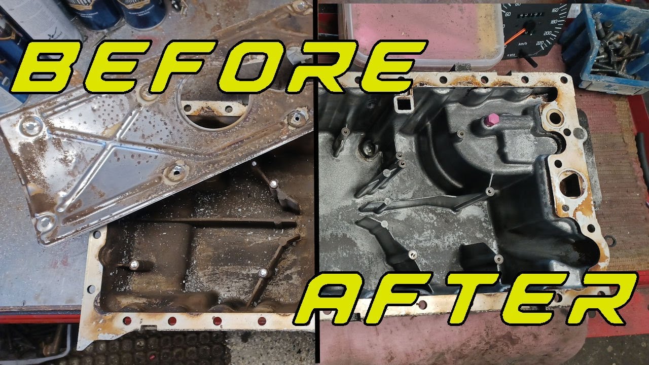 Cleaning oil pan, for free. *Volvo 460 T5 AWD*