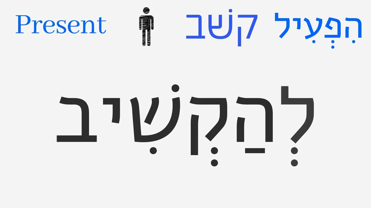To Listen: Hebrew Basics #62