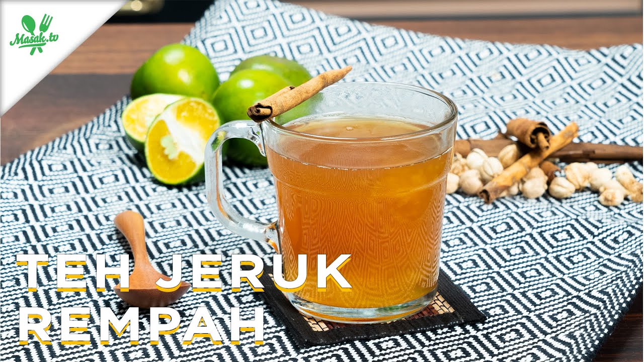 TEH JERUK REMPAH! MINUMAN HANGAT, ENAK DAN MENYEHATKAN BADAN!