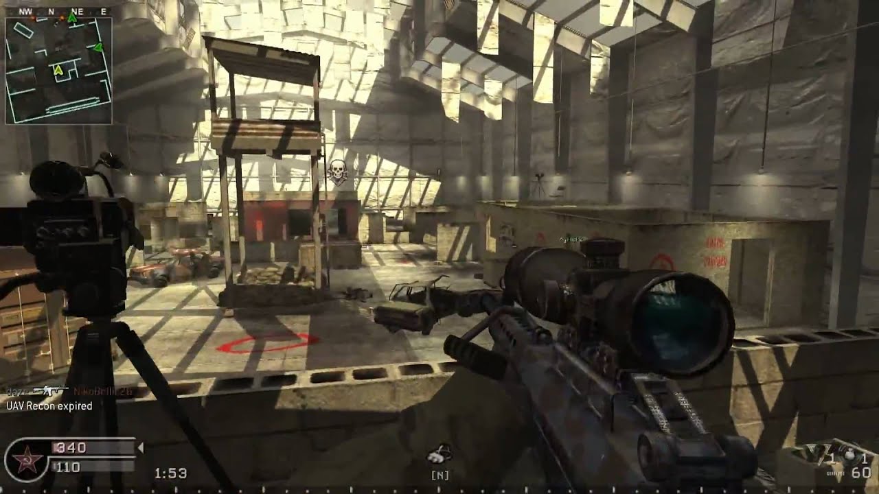 CoD4 Online gameplay Killhouse (PC)