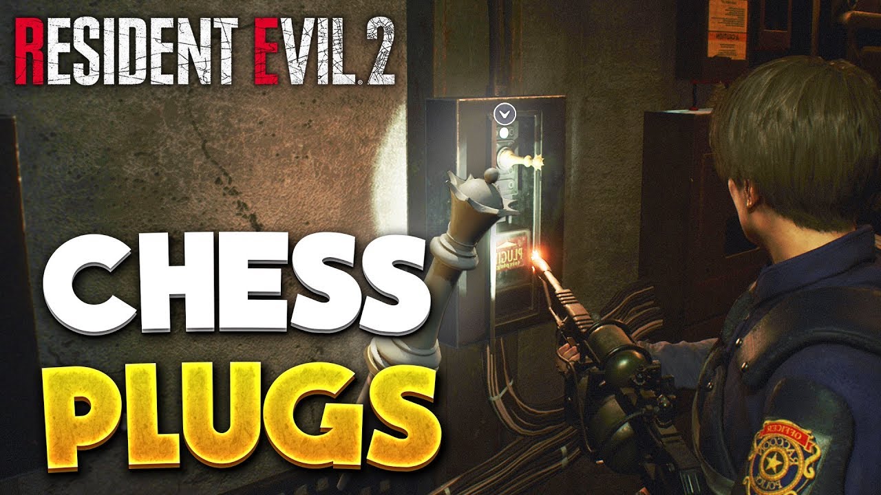 RE2 Sewers Chess Plugs Puzzle 1st & 2nd Run! Resident Evil 2 Remake