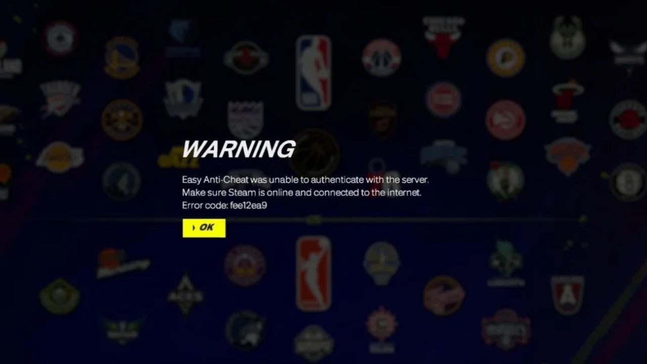 How To Fix NBA 2K Error Code: fee12ea9?