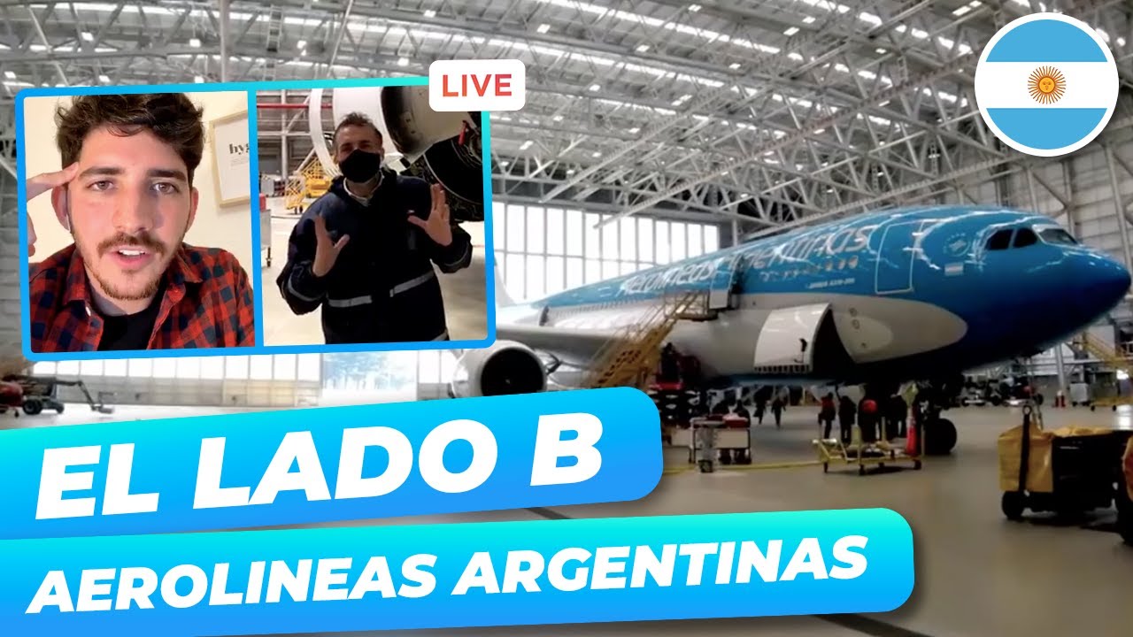 ACÁ GUARDAN los AVIONES 🤯 | Recorremos el HANGAR de AEROLINEAS ARGENTINAS 🛫