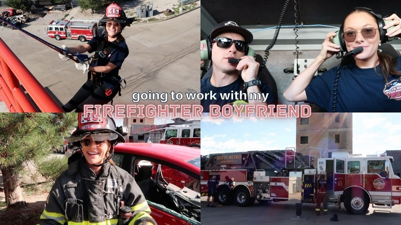 I Went to Work with my Firefighter Boyfriend | South Metro Fire Rescue Ride Along