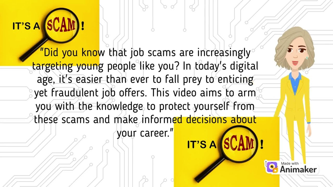 Beware of Job Scams : A Guide for the Youth