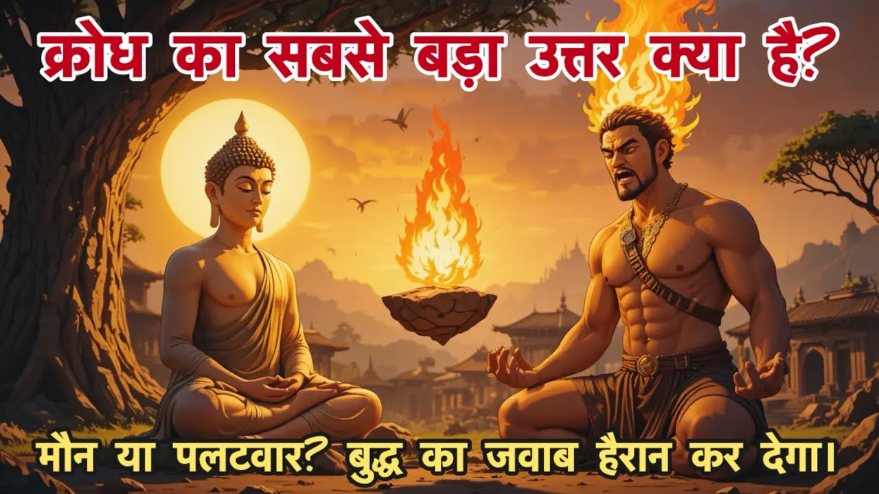 क्रोध का सबसे बड़ा उत्तर क्या है? गौतम बुद्ध की प्रेरक कहानी | Gautam Buddha Story On Anger Control 