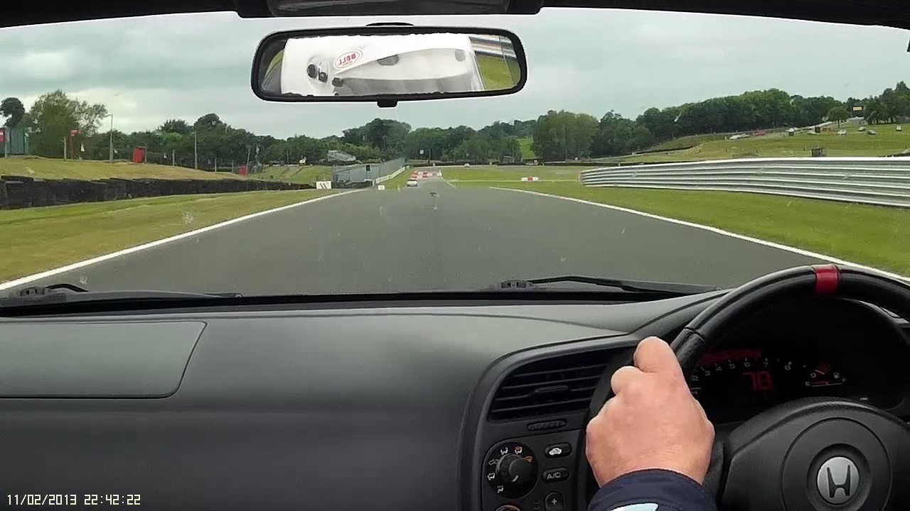 Honda S2000 Oulton Park First track day , A lap with Lee
