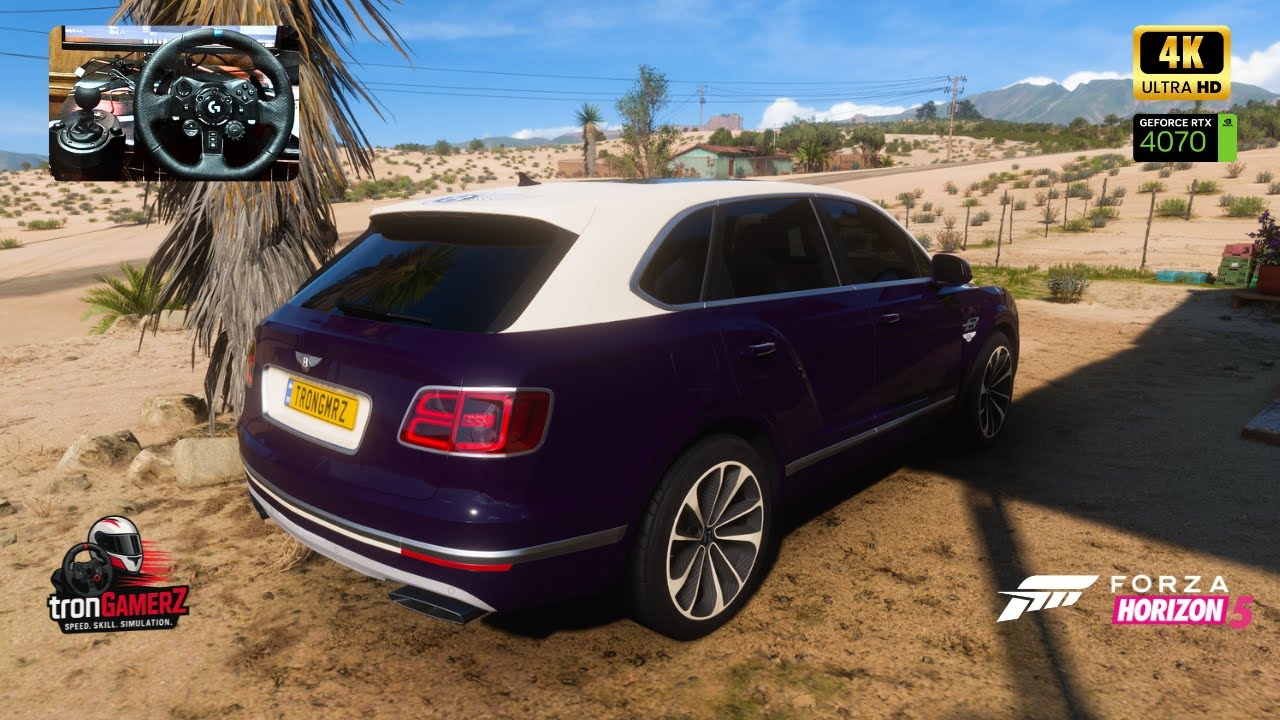 Bentley bantayga 2016 800HP - Forza Horizon 5 | Logitech G923 Gameplay