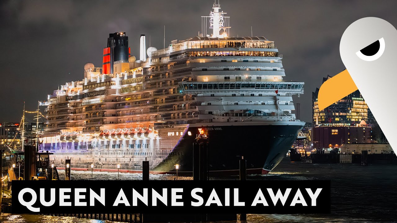 Was für ein Anblick: Queen Anne verlässt Hamburg 🇬🇧🛳️