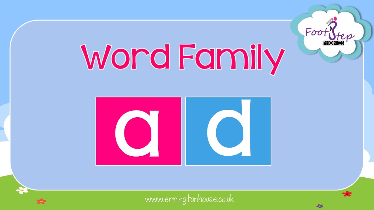 FootStep Phonics - AD Word Family