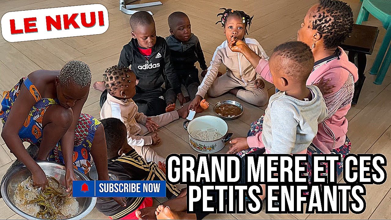 Maman passe du temps avec ces petits enfants (#couscous nkui) 🥰🥰🥰🥰❤️❤️❤️