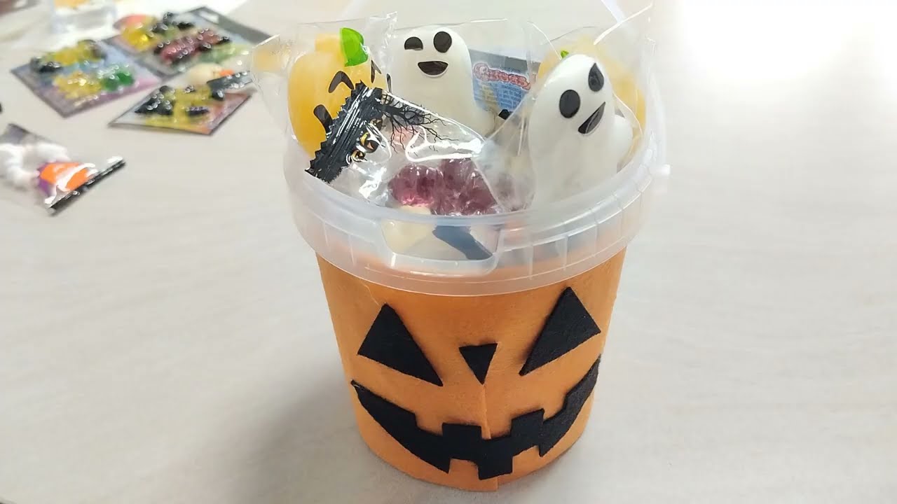 Cestino porta caramelle per halloween🎃/ DIY Halloween candy basket💀