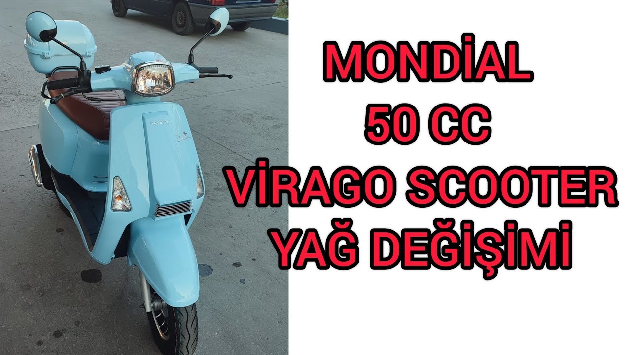 Mondial scooter YAĞ değişimi (bakımı)