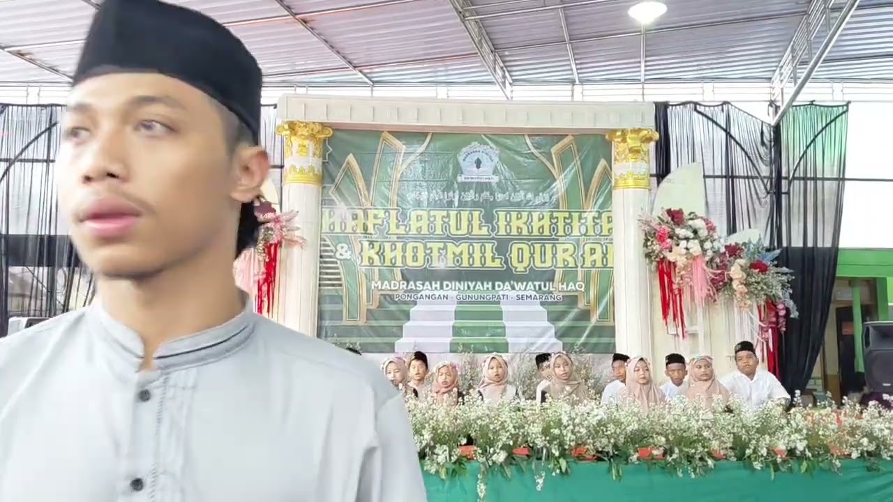 Muhafadzoh Kitab Aqidatul Awwam santri kelas 3 Madrasah Diniyyah Da'watul Haq pongangan