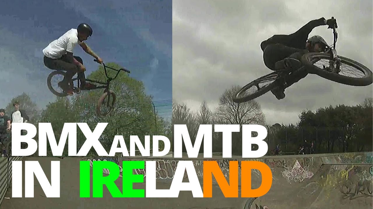 BMX AND MTB IN IRELAND, RIDING BUSHY PARK IN DUBLIN