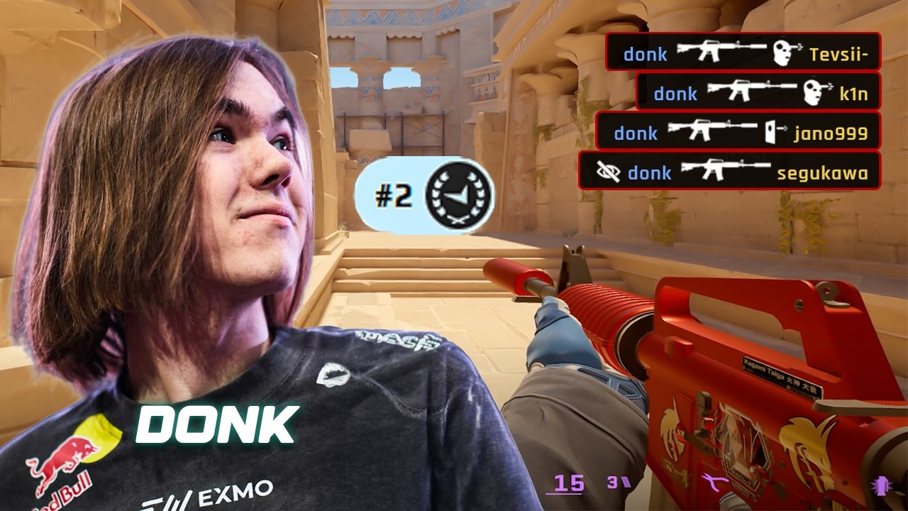 Donk vs 30K Premier Players on FACEIT | 4700 ELO
