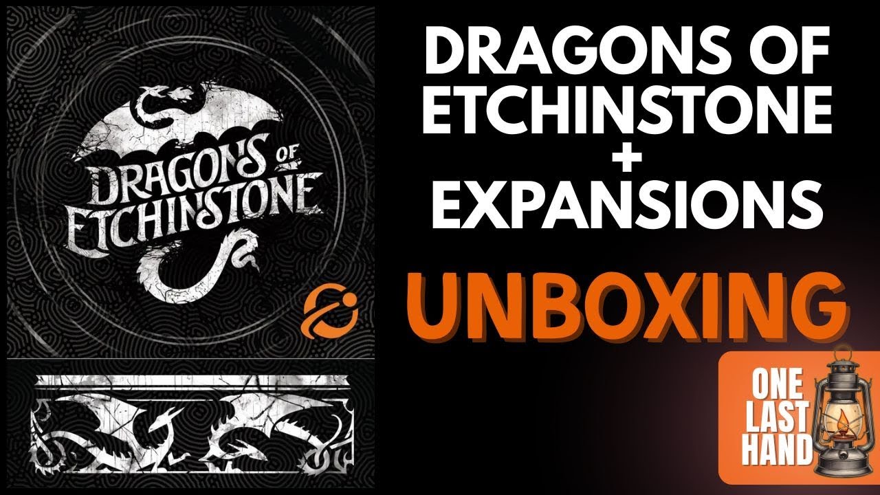 Dragons of Etchinstone — Распаковка + Дополнения (Siege и Northvale) | Карточная игра для одного ...