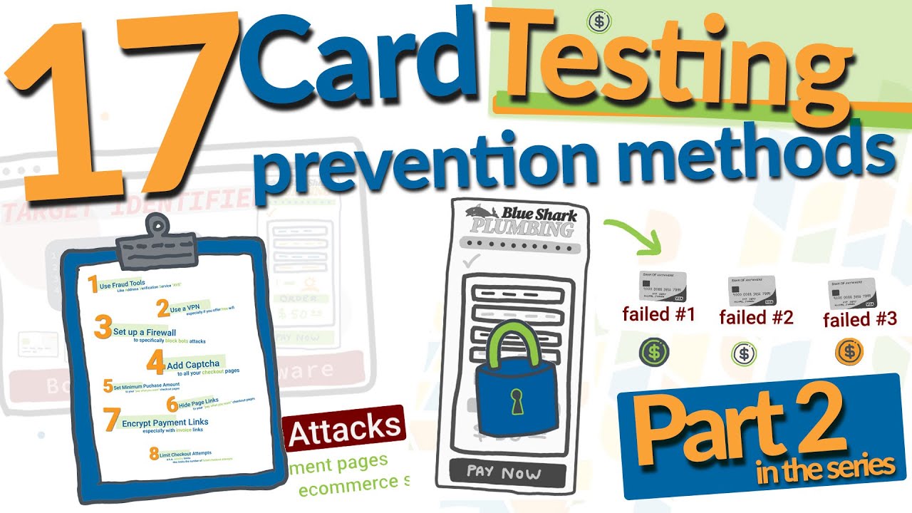 Prevent Carding  & Card Testing Fraud SCAM - 17 ways to prevent Carding & Card Testing