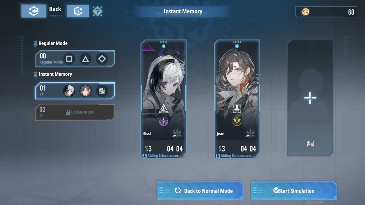 [Ash Echoes] Mental Simulation - Sissi and Jean Fragments