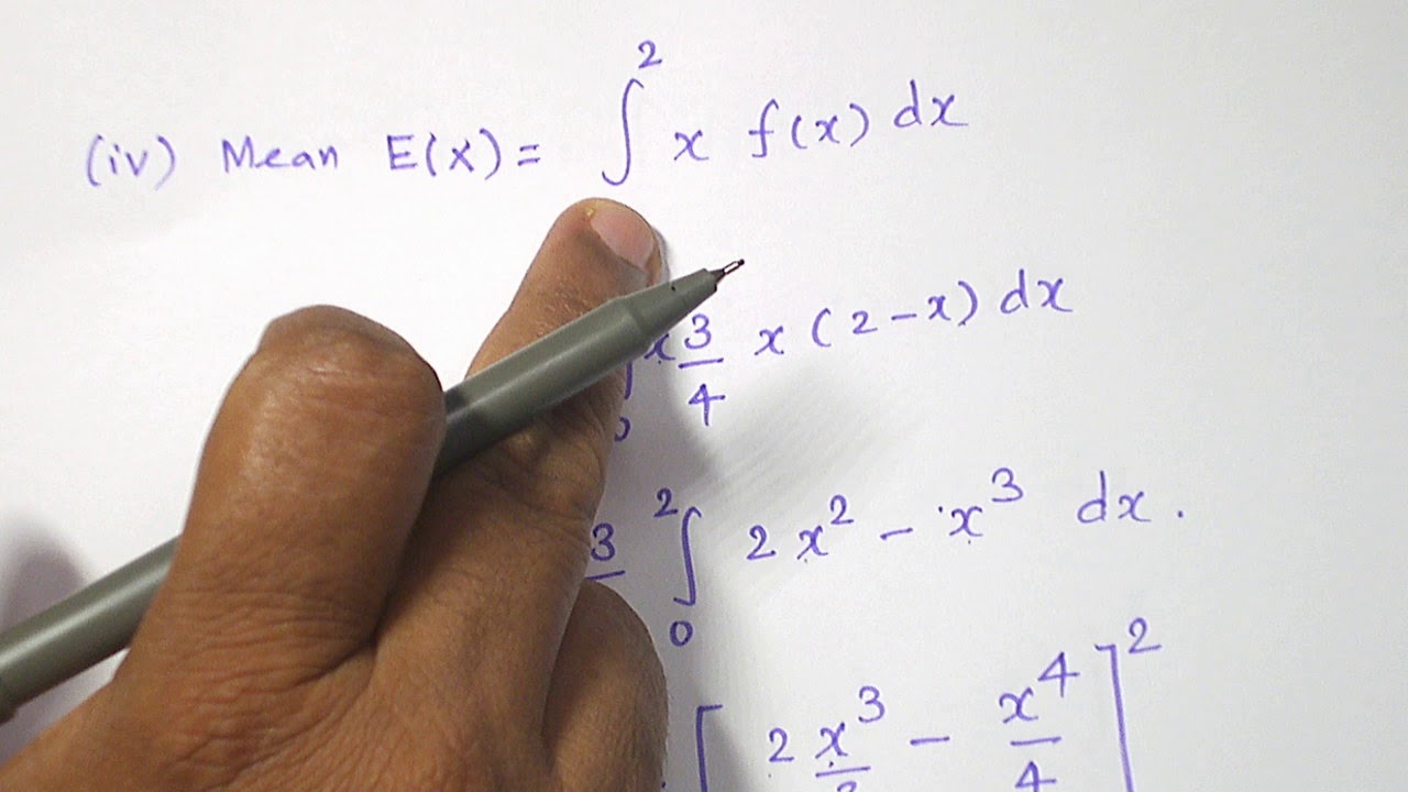 CONTINUOUS RANDOM VARIABLES PROBLEM 1
