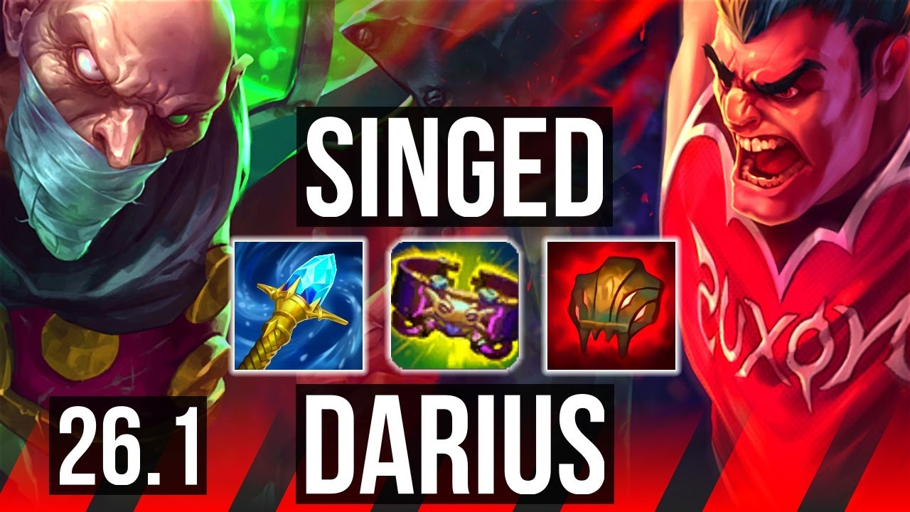 SINGED vs DARIUS (TOP) | KR Master | 26.1